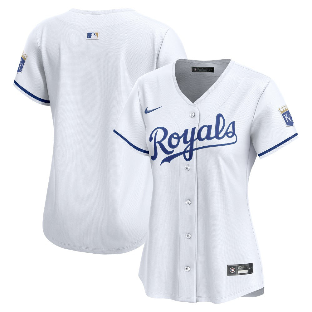 White Kansas City Royals Nike Women's Home Limited Jersey