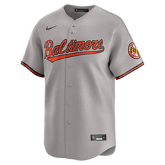 Gray Baltimore Orioles Nike Road Limited Jersey
