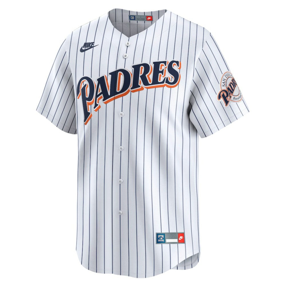 White San Diego Padres Nike Cooperstown Collection Limited Jersey