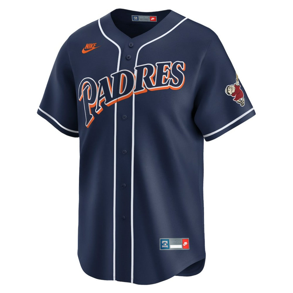 Navy San Diego Padres Nike Cooperstown Collection Limited Jersey