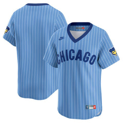 Light Blue Chicago Cubs Nike Cooperstown Collection Limited Jersey