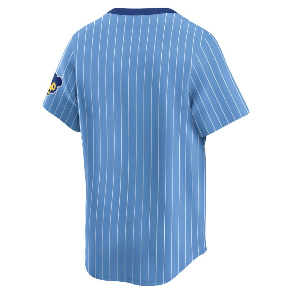 Light Blue Chicago Cubs Nike Cooperstown Collection Limited Jersey
