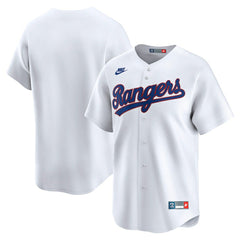 White Texas Rangers Nike Cooperstown Collection Limited Jersey
