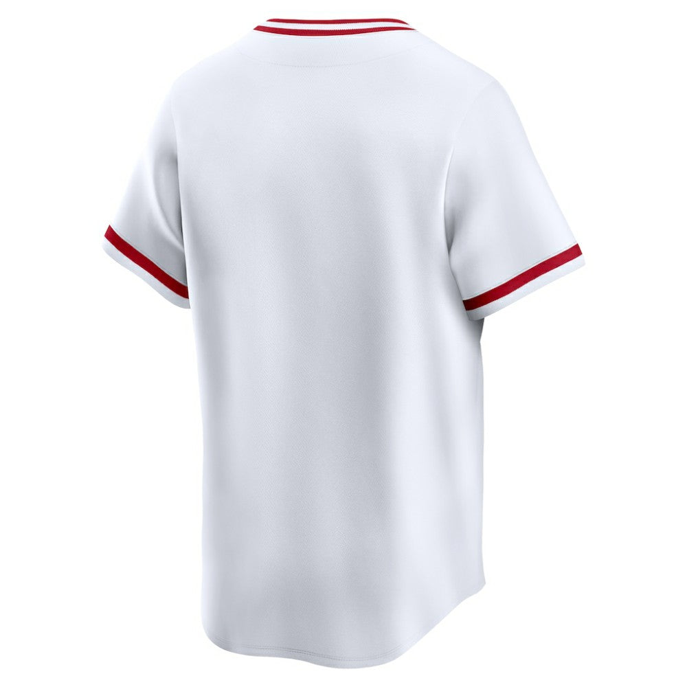 White Cincinnati Reds Nike Cooperstown Collection Limited Jersey