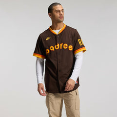 Brown San Diego Padres Nike Cooperstown Collection Limited Jersey