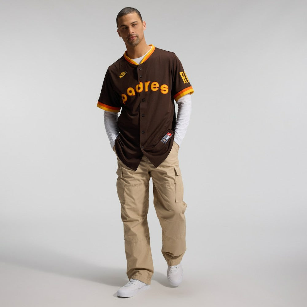 Brown San Diego Padres Nike Cooperstown Collection Limited Jersey