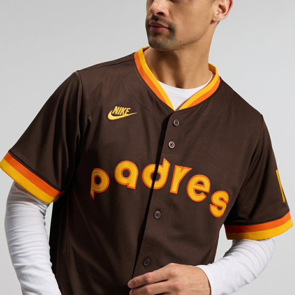 Brown San Diego Padres Nike Cooperstown Collection Limited Jersey