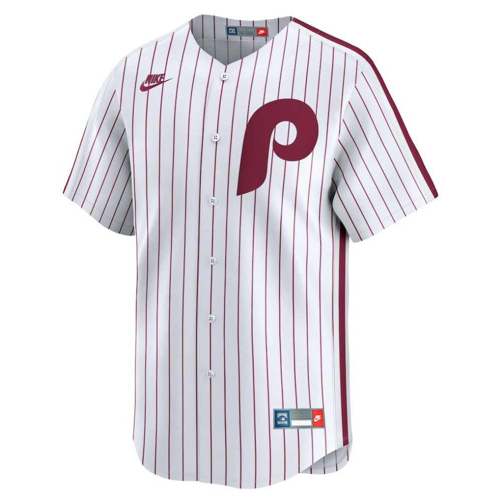 White Philadelphia Phillies Nike Cooperstown Collection Limited Jersey