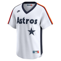 White Nolan Ryan Houston Astros Nike Throwback Cooperstown Collection Limited Jersey