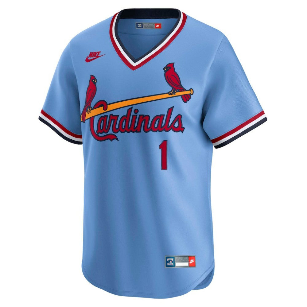 Blue Ozzie Smith St. Louis Cardinals Nike Throwback Cooperstown Collection Limited Jersey