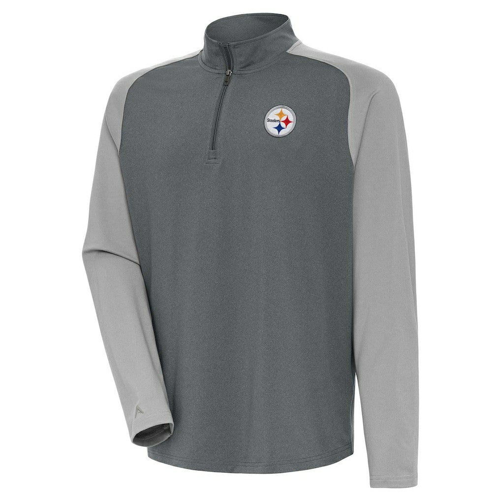 Antigua Dauntless Quarter-Zip Top - Pittsburgh Steelers Tops