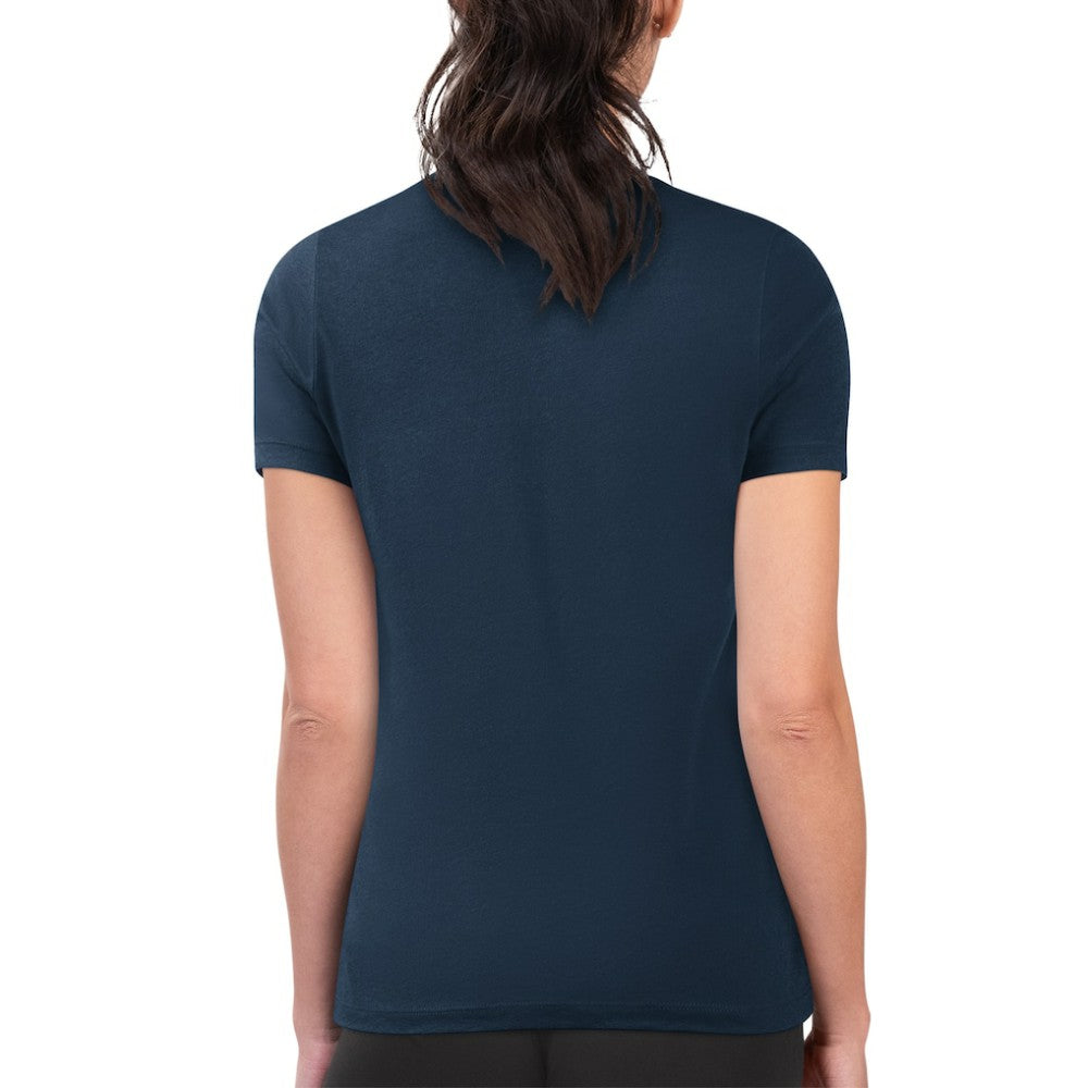 Navy Houston Astros G-III 4Her by Carl Banks Women's Super-Slim Fit Lightweight Flowers Graphic T-Shirt