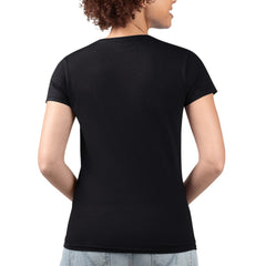 Black Chicago White Sox G-III 4Her by Carl Banks Women's Super-Slim Fit Lightweight Flowers Graphic V-Neck T-Shirt