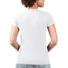 White Toronto Blue Jays G-III 4Her by Carl Banks Women's Super-Slim Fit Lightweight Flowers Graphic V-Neck T-Shirt