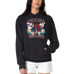 Black Arizona Diamondbacks G-III 4Her by Carl Banks Women's Flowers Graphic Pullover Hoodie