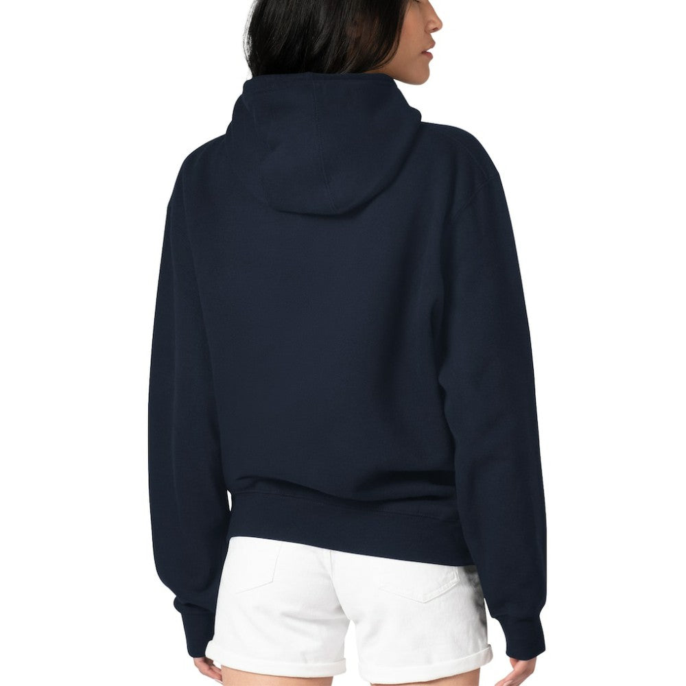 Navy Boston Red Sox G-III 4Her by Carl Banks Women's Flowers Graphic Pullover Hoodie