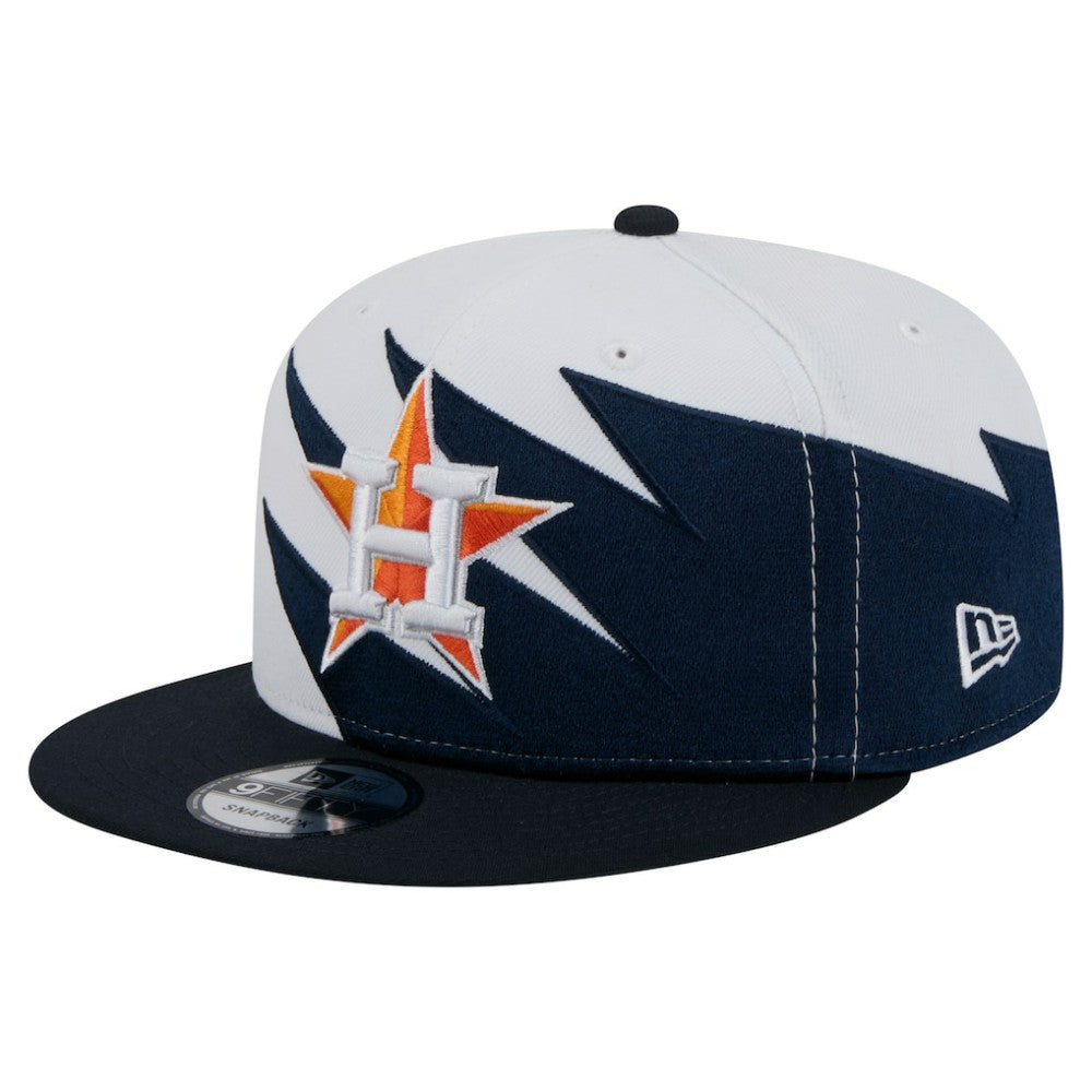 Navy/White Houston Astros New Era Jagged 9FIFTY Snapback Hat