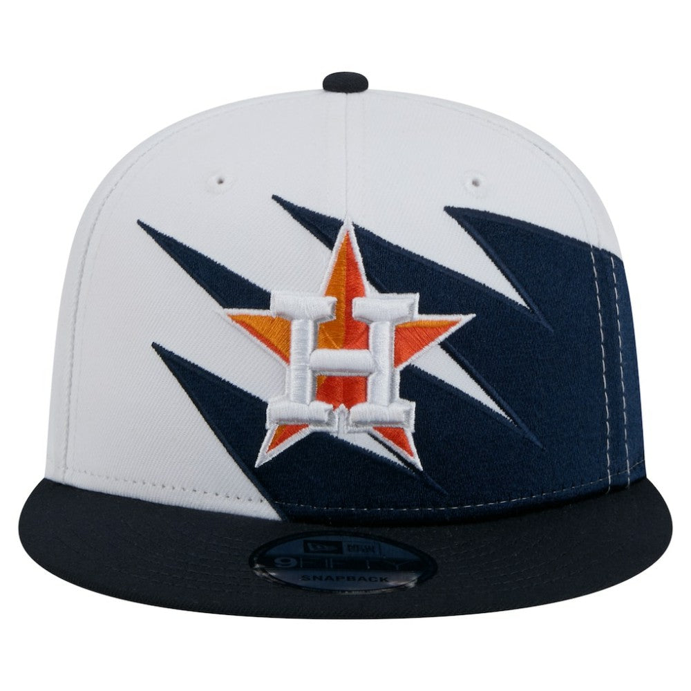 Navy/White Houston Astros New Era Jagged 9FIFTY Snapback Hat