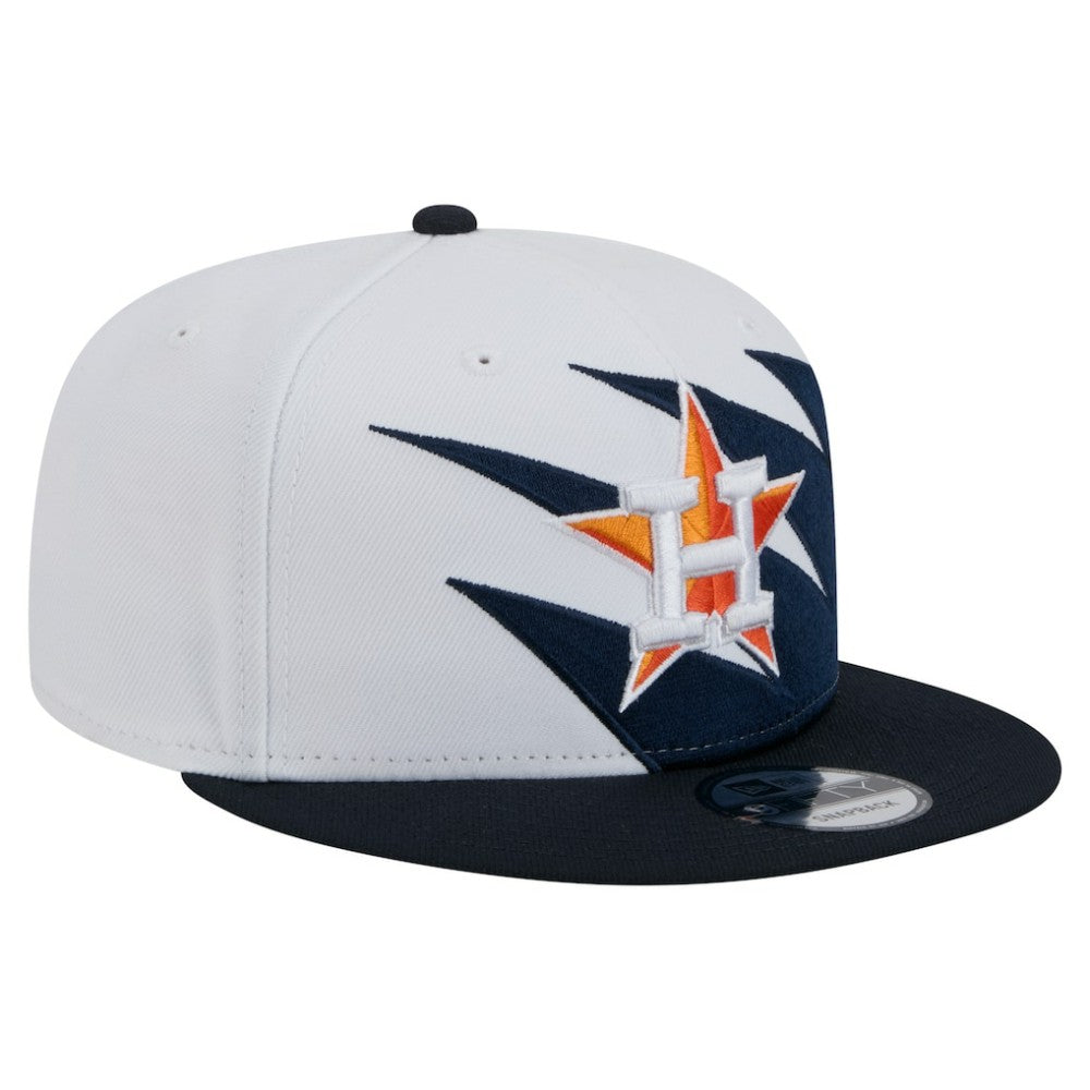 Navy/White Houston Astros New Era Jagged 9FIFTY Snapback Hat