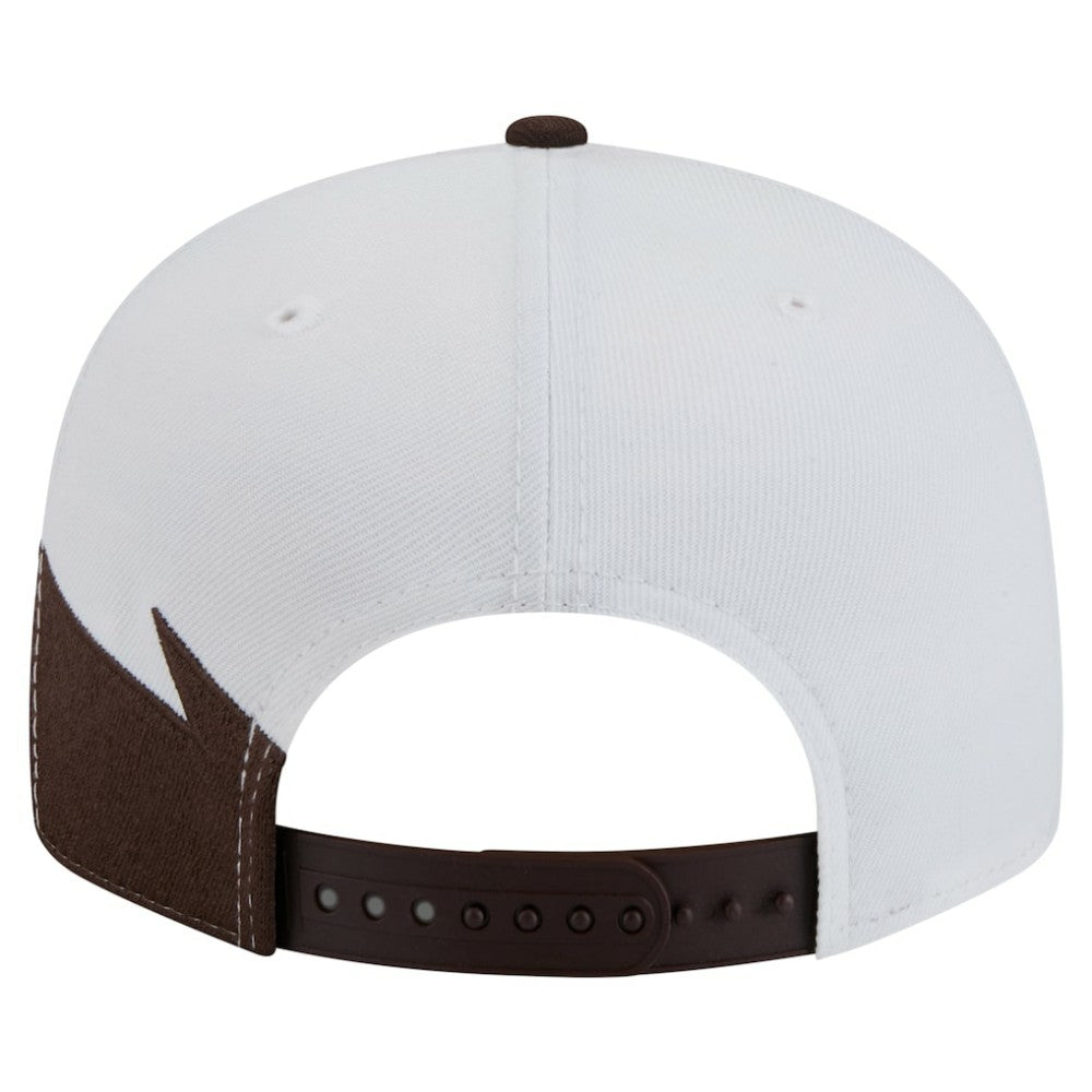 Brown/White San Diego Padres New Era Jagged 9FIFTY Snapback Hat