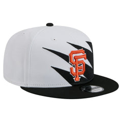Black/White San Francisco Giants New Era Jagged 9FIFTY Snapback Hat
