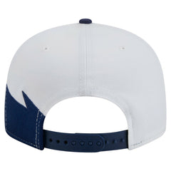 Navy/White Tampa Bay Rays New Era Jagged 9FIFTY Snapback Hat
