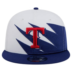 Royal/White Texas Rangers New Era Jagged 9FIFTY Snapback Hat