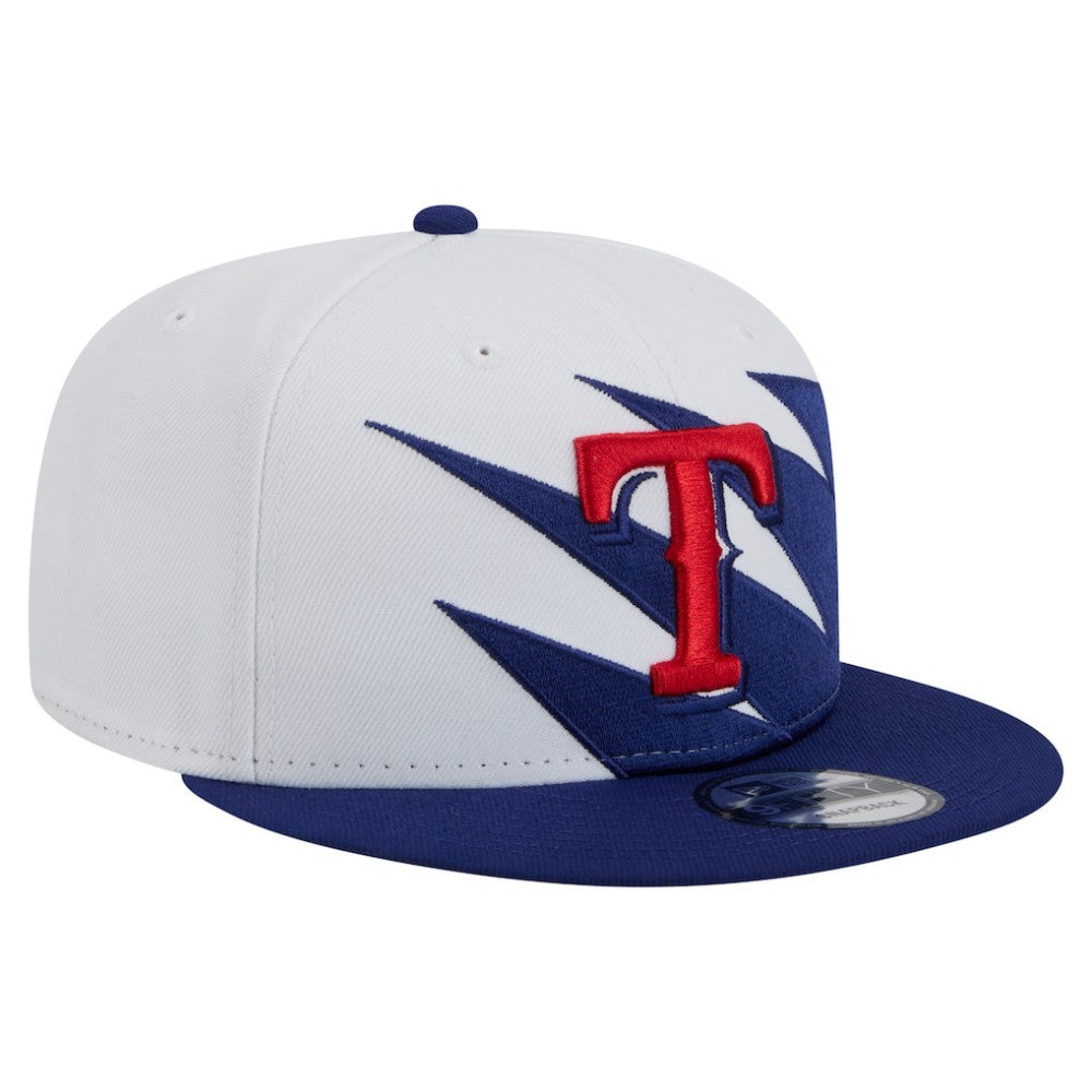 Royal/White Texas Rangers New Era Jagged 9FIFTY Snapback Hat