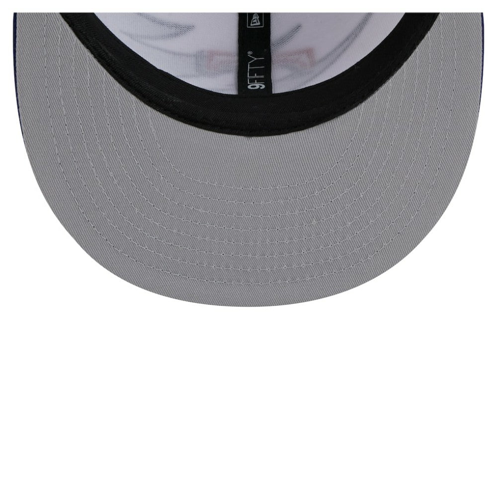 Royal/White Texas Rangers New Era Jagged 9FIFTY Snapback Hat
