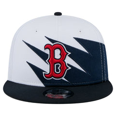Navy/White Boston Red Sox New Era Jagged 9FIFTY Snapback Hat