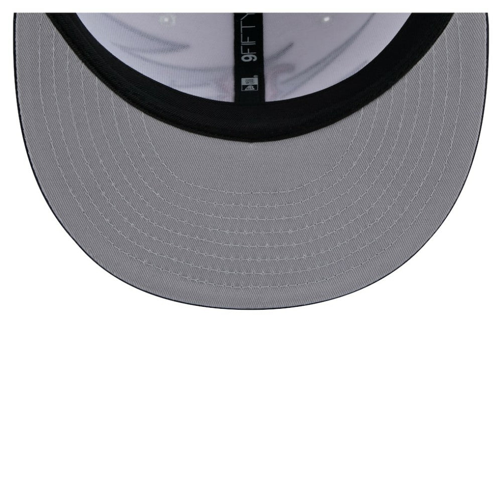 Navy/White Boston Red Sox New Era Jagged 9FIFTY Snapback Hat