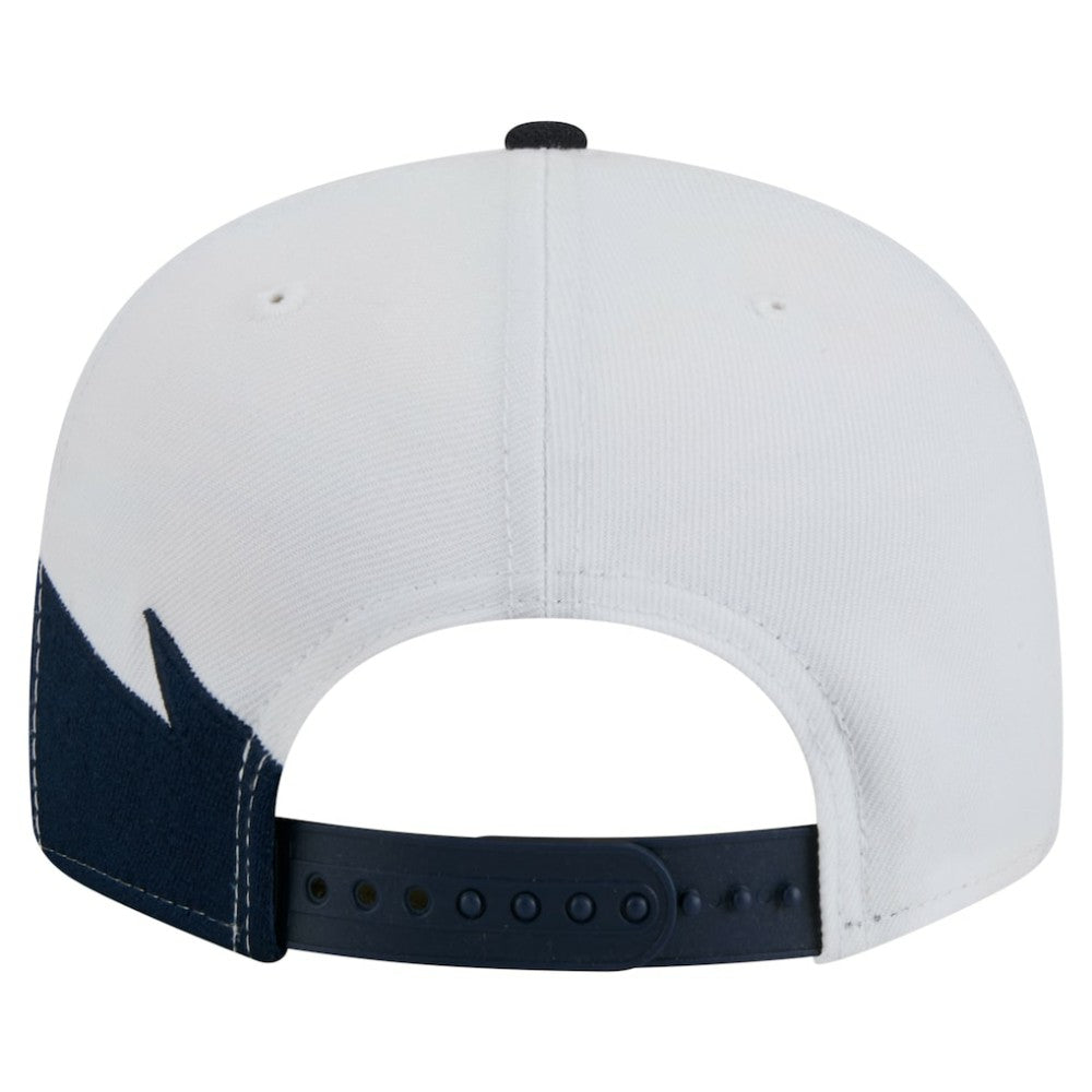 Navy/White Atlanta Braves New Era Jagged 9FIFTY Snapback Hat
