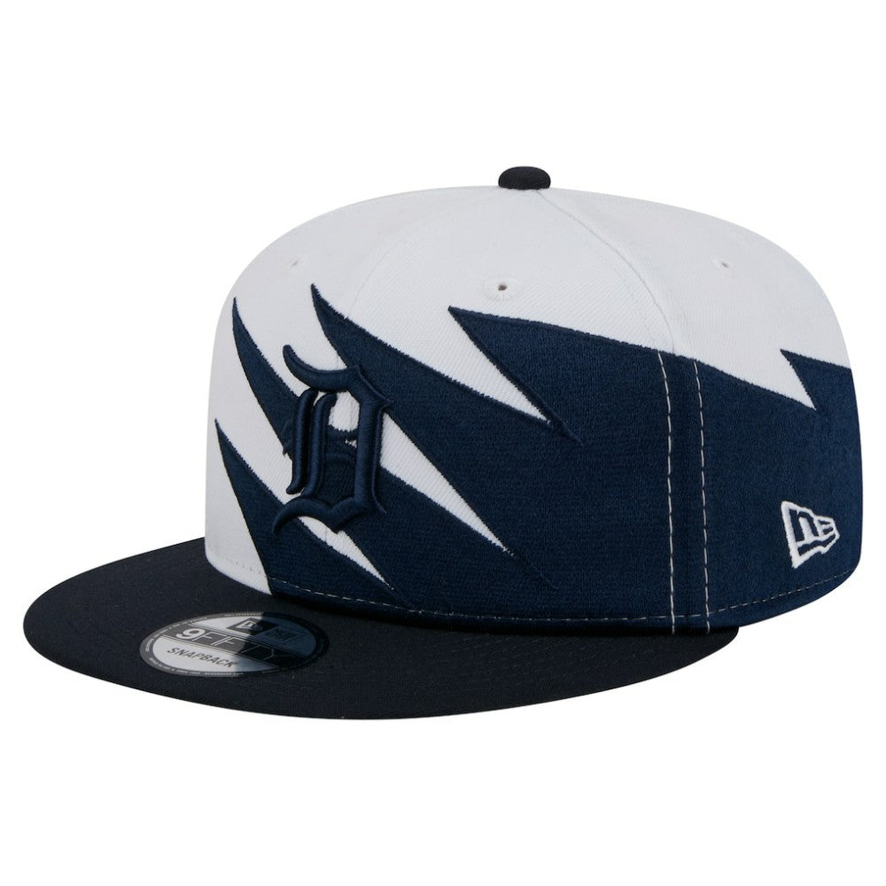 Navy/White Detroit Tigers New Era Jagged 9FIFTY Snapback Hat
