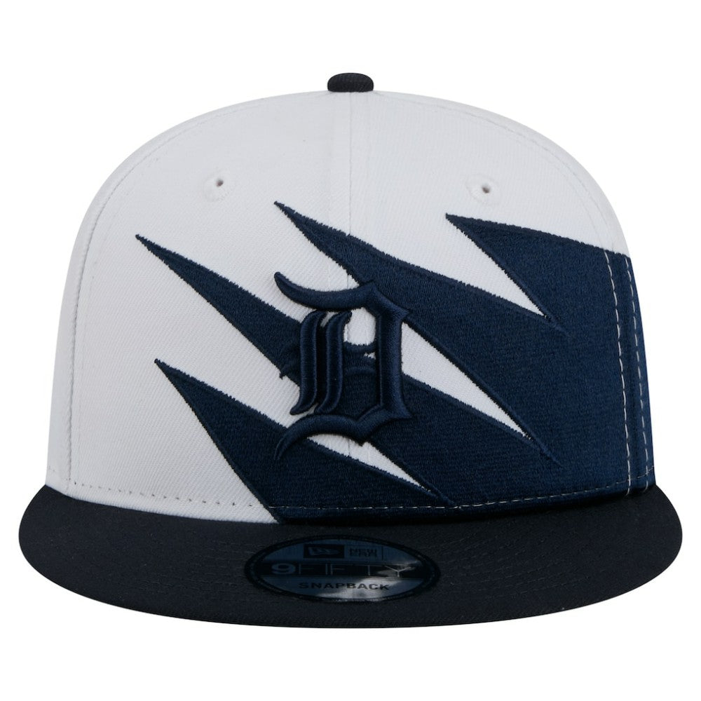 Navy/White Detroit Tigers New Era Jagged 9FIFTY Snapback Hat
