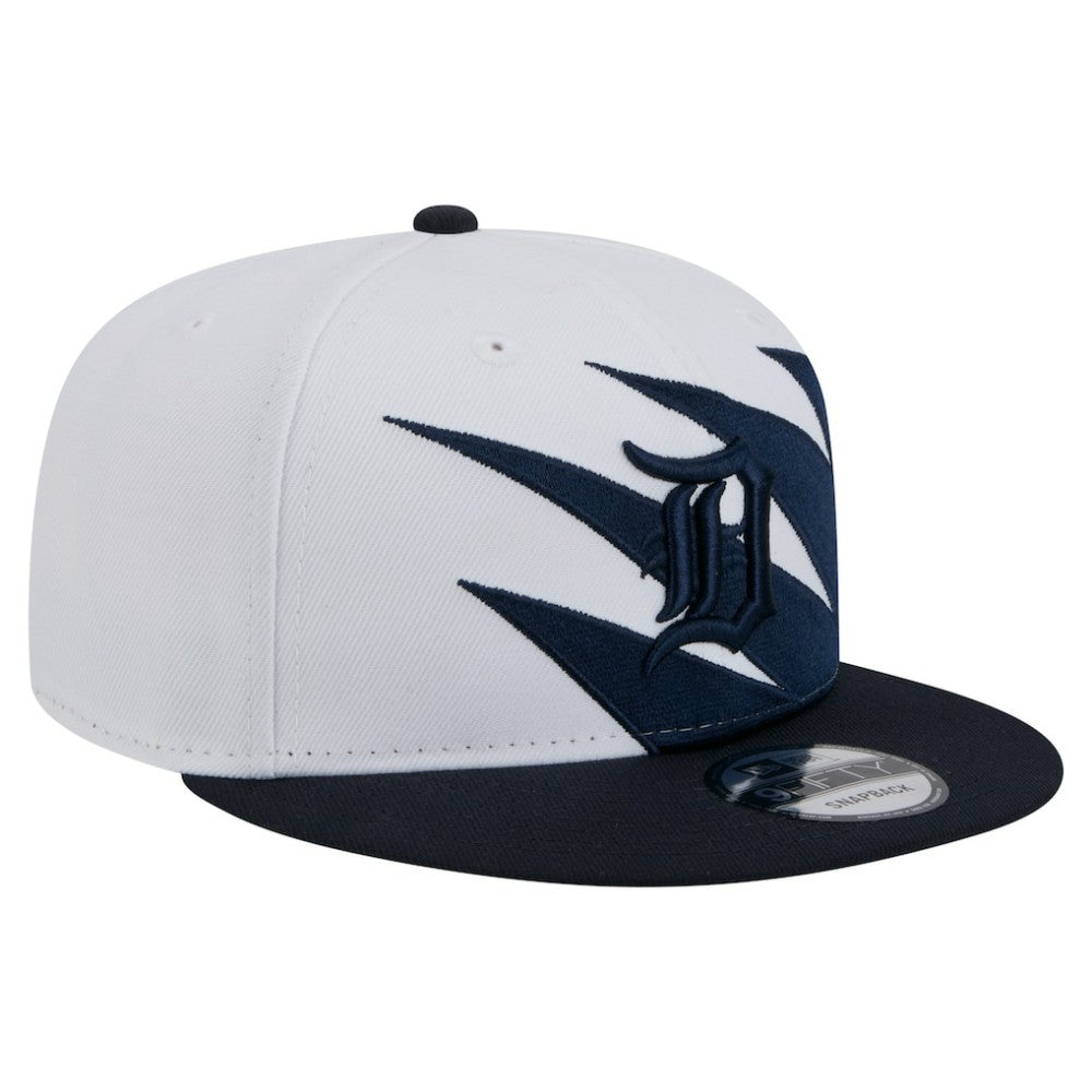 Navy/White Detroit Tigers New Era Jagged 9FIFTY Snapback Hat