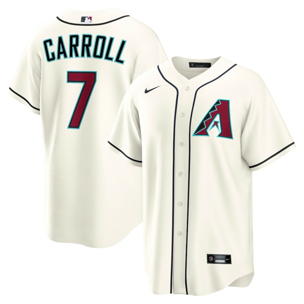 Cream Corbin Carroll Arizona Diamondbacks Nike Home Replica Jersey