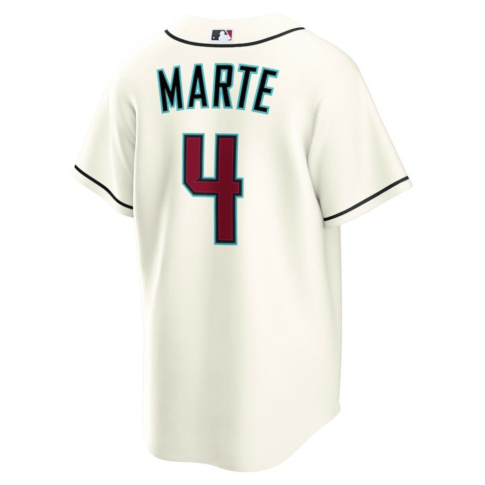 Cream Ketel Marte Arizona Diamondbacks Nike Home Replica Jersey