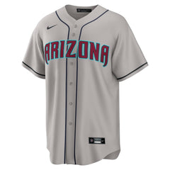 Gray Ketel Marte Arizona Diamondbacks Nike Road Replica Jersey