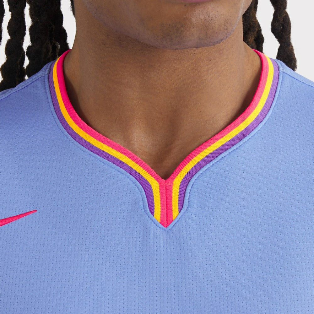 Purple/Light Blue Kris Bryant Colorado Rockies Nike 2025 City Connect Limited Player Jersey