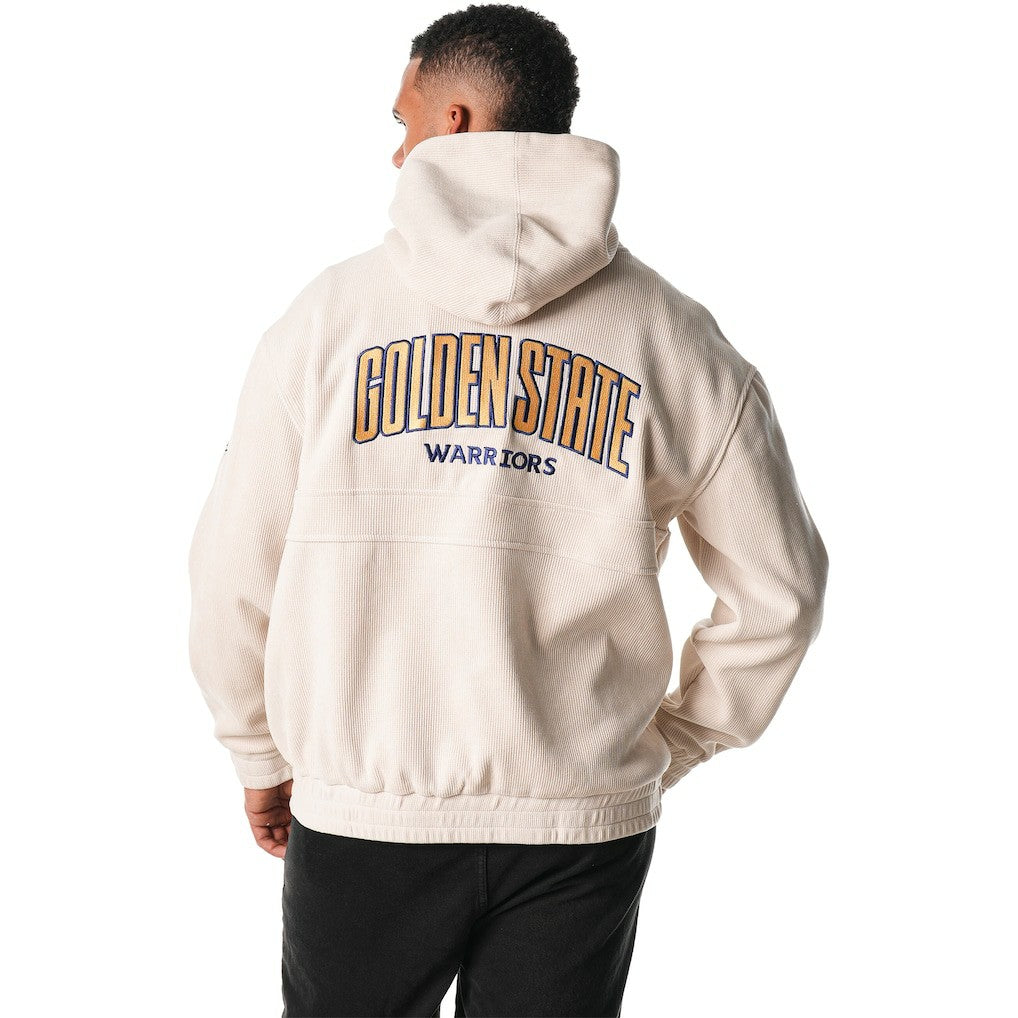 Golden State Warriors The Wild Collective Unisex Corduroy Tri-Blend Pullover Hoodie sale