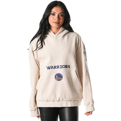 Golden State Warriors The Wild Collective Unisex Corduroy Tri-Blend Pullover Hoodie sale