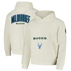 Milwaukee Bucks The Wild Collective Unisex Corduroy Tri-Blend Pullover Hoodie