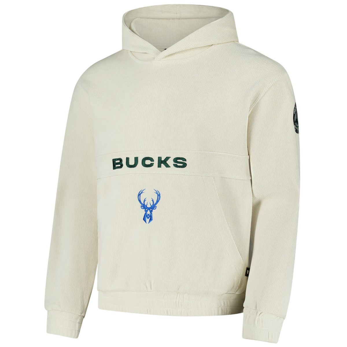 Milwaukee Bucks The Wild Collective Unisex Corduroy Tri-Blend Pullover Hoodie