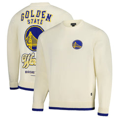 Golden State Warriors The Wild Collective Unisex Jacquard Knit Pullover Sweater sale