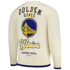 Golden State Warriors The Wild Collective Unisex Jacquard Knit Pullover Sweater sale
