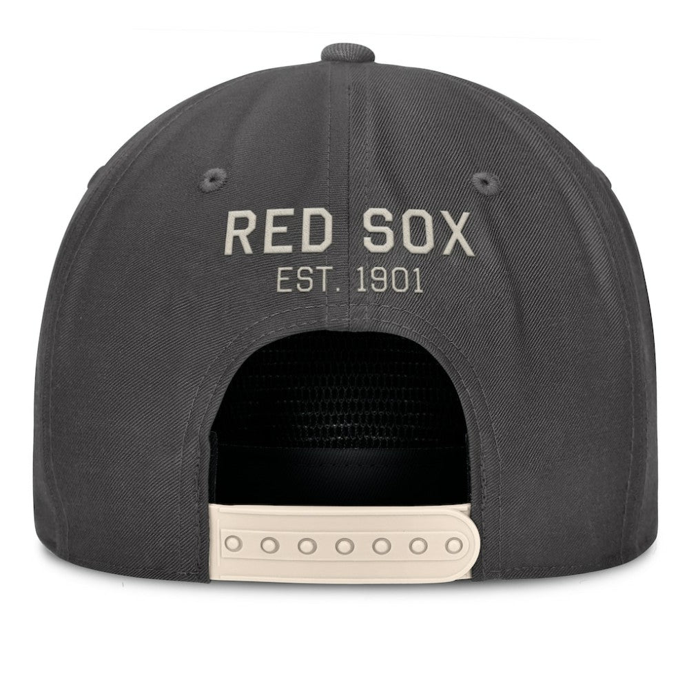 Charcoal Boston Red Sox Fanatics Closer Adjustable Hat