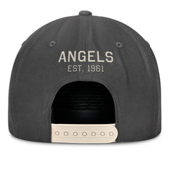 Charcoal Los Angeles Angels Fanatics Closer Adjustable Hat
