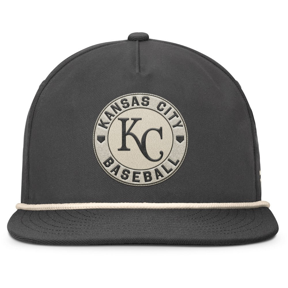 Charcoal Kansas City Royals Fanatics Closer Adjustable Hat