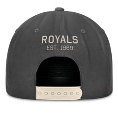Charcoal Kansas City Royals Fanatics Closer Adjustable Hat