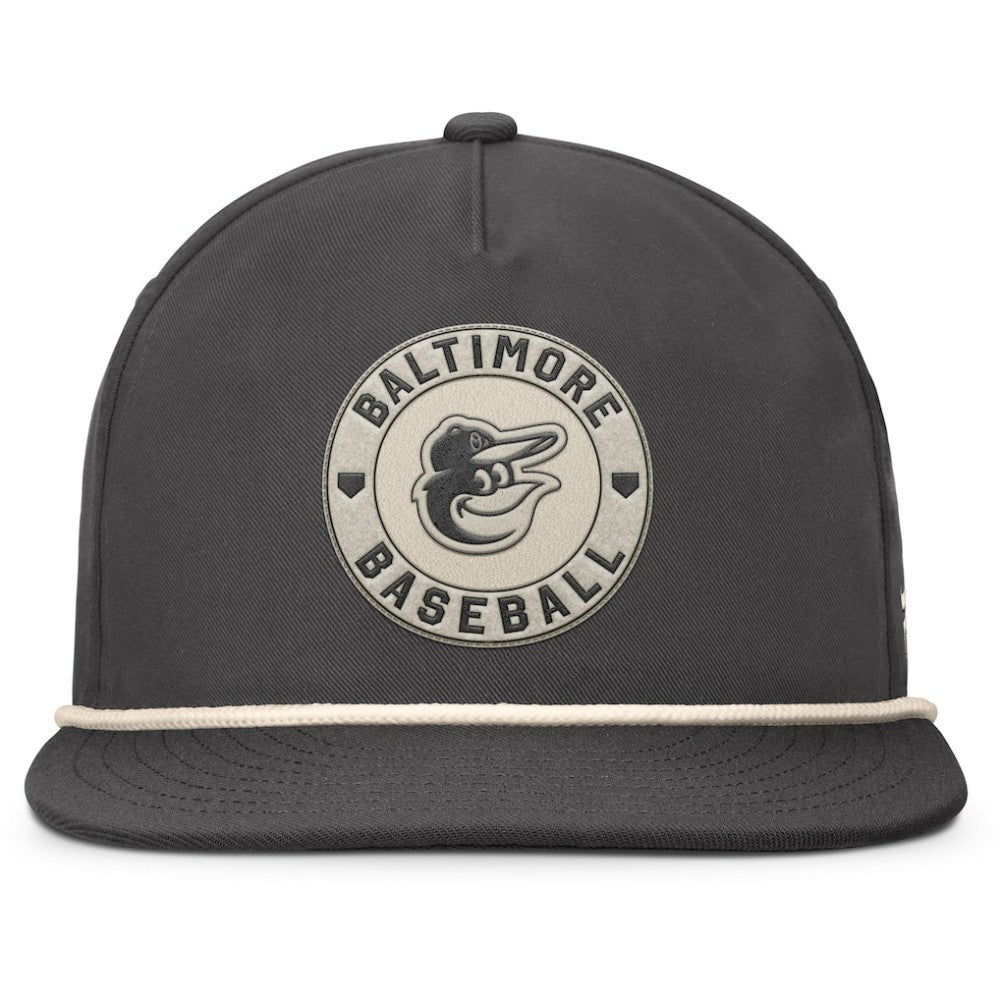 Charcoal Baltimore Orioles Fanatics Closer Adjustable Hat